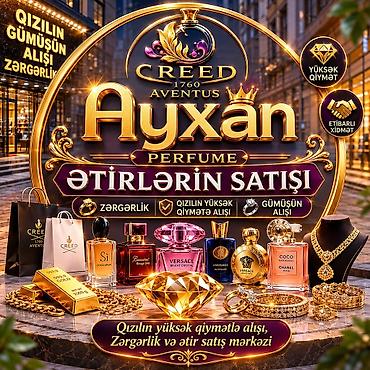 creed aventus: Ayxan Perfume – ətirlərin satışı və zərgərlik mərkəzi Təqdim olunan — 1