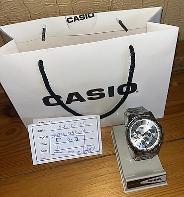 casio ediface: İşlənmiş, Qol saatı, Casio, rəng - Gümüşü — 1
