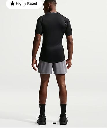 leopard 7: Мужская футболка, L, Nike Windrunner, Новый, цвет - Черный — 4
