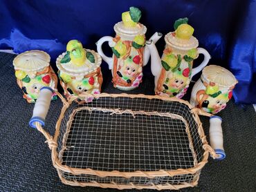 Ostalo posuđe: Komplet vintaz za zacine,petodelni. Kompleti za na sto,kupovani i — 3