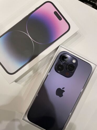 продажа iphone 14: IPhone 14 Pro Max, Б/у, 256 ГБ, Защитное стекло, Зарядное устройство, Кабель, 91 %