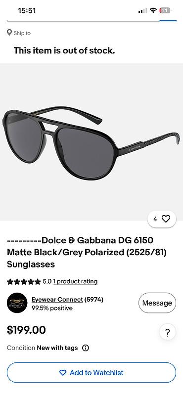 matt pear: Salam 🌸 Dolce & Gabbana DG6150 model orjinal gün eynəyi satılır — 2