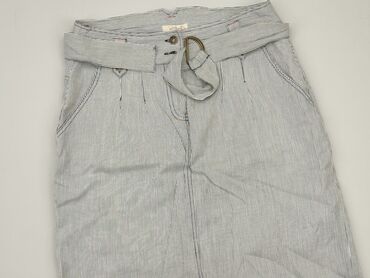 biała spódnice jeansowe midi: Spódnica, L, stan - Bardzo dobry