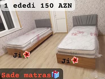 hava doseyi: Sade matras – tək nəfərlik ölçüdə. - Üst hissəsi naxışlı, yumşaq parça — 1