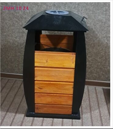 Baklar və çənlər: Məhsul: Daxili/çöl istifadə üçün metal zibil qutuları - Model — 26