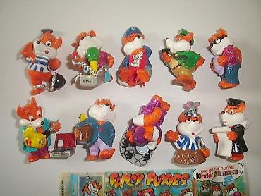 kinder surprise oyuncaqları: Kolleksiya üçün fiqurlar dəsti Kinder Surprise, Kinder Joy, Burger — 9