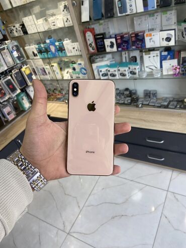 Apple iPhone: IPhone Xs Max, 512 GB, Qızılı, Face ID