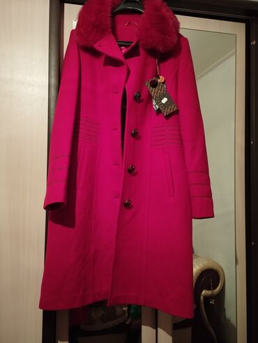 женское пальто зима осень: Пальто, 4XL (EU 48)