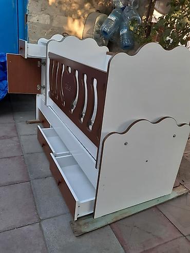ucuz beşik: Uşaq beşiyi – çoxfunksiyalı model - Material: laminat/MDF əsaslı — 1