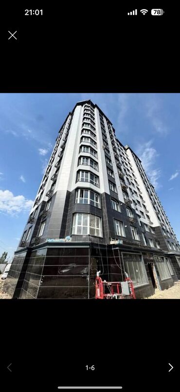 продается квартира жк восточный парк: 2 бөлмө, 66 кв. м, Элитка, 12 кабат, ПСО (өзү оңдоп түзөтүп бүтүү үчүн)