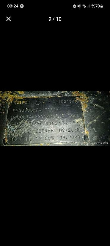 Yanacaq sistemlərinin digər detalları: Atiker lpg qaz avadanlığı. Ela vəziyyətdədir. 4 farsunka. Reduktur — 10