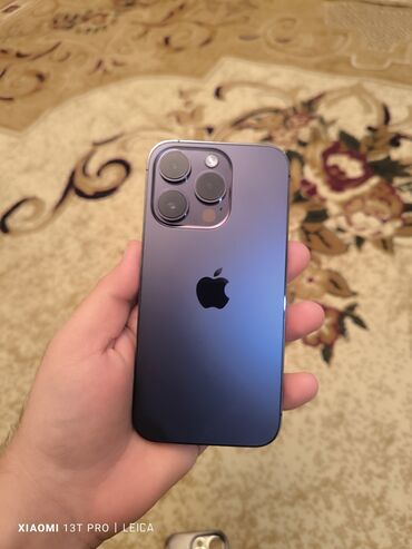 Apple iPhone: IPhone 14 Pro, 128 GB, Deep Purple, Face ID