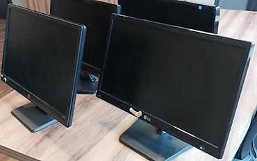 komputer ekran şəkilləri yüklə: LG, HP və Samsung stolüstü monitorlar. Ekran diaqonalları: təxmini — 3