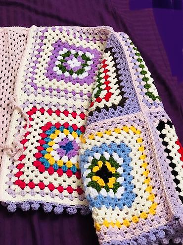 Üst geyimi: Rəngarəng əl işi toxunma kardiqan - Dizayn: Klassik “granny square” — 6