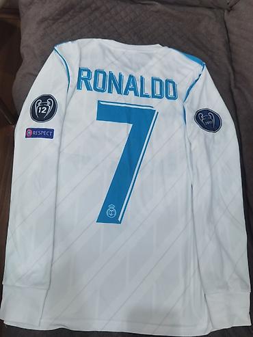 real madrid forma: Futbolka, Adidas, M, rəng - Ağ — 4