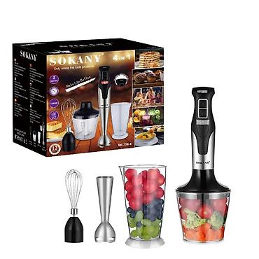el blenderi: №: 1875 Məhsulun adı: Blender Sokany SK-758-4, elektromexaniki, 0,6 L — 1