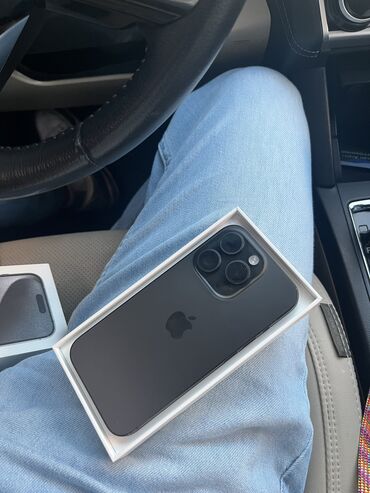 купить бу айфон 15 про: IPhone 15 Pro, Б/у, 256 ГБ, Black Titanium, Коробка, 90 %