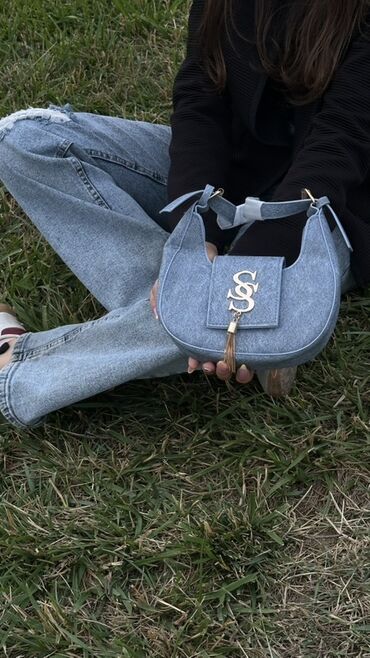 Çantalar: ✨ Tam Yeni Denim Çanta – Sadəcə 15 AZN! ✨ 👝 Trendy və zərif görünüşü