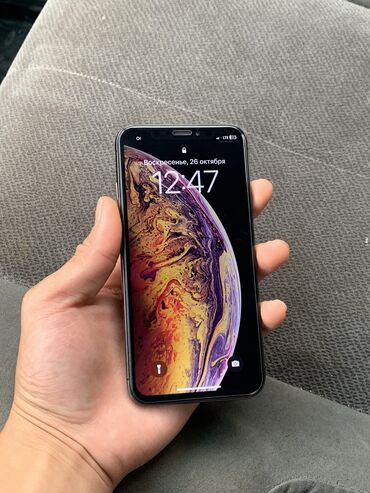 телефон бувушный: IPhone Xs, Б/у, 64 ГБ, Чехол, В рассрочку, 84 %