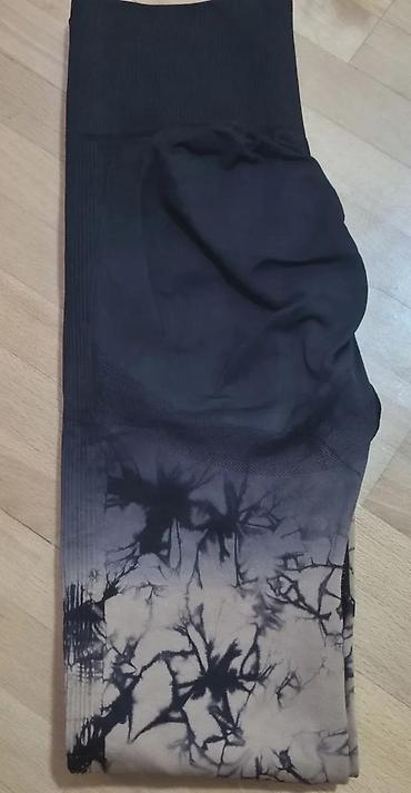 Helanke, biciklistički šortsevi: Ženske sportske helanke – visoki struk, bez šavova, elastične - — 1