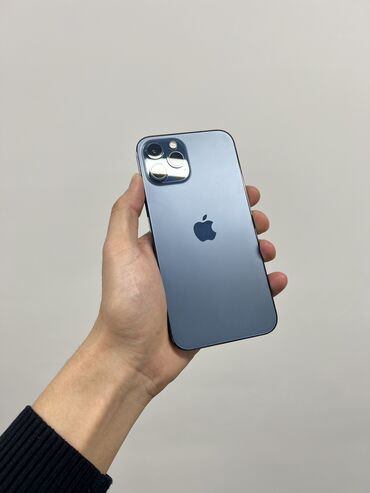 Мобильные телефоны: IPhone 12 Pro Max, Б/у, 256 ГБ, Синий, 86 %