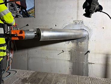 Beton işləri: Beton kəsimi və deşmə xidməti - Hilti DS-BG 80 relsli wall saw və — 4