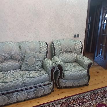 ikinci el divan yatak: İşlənmiş, Divan, Divan, 2 kreslo, Bazalı, Açılan — 3