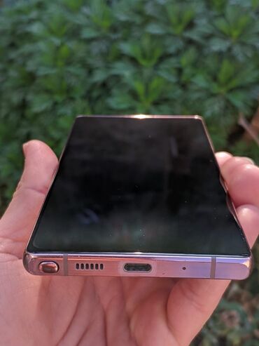 Samsung: Samsung Galaxy Note 20, 256 GB, rəng - Qızılı, Barmaq izi, Simsiz şarj, İki sim kartlı