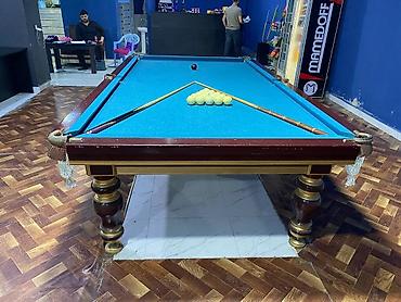 Bilyard masaları: - Bilyard masalarının satışı və təmiri. - Rus, Amerikan pool, Snooker — 4