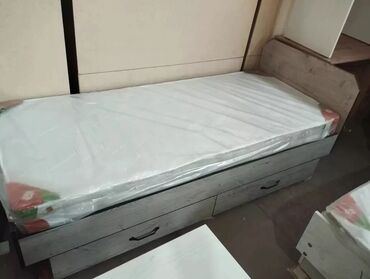 Односпальные кровати: Односпальная кровать, Новый, С матрасом, длина - 190 см — 6