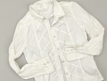 satynowy top biały: Shirt 10 years, condition - Good, pattern - Monochromatic, color - White