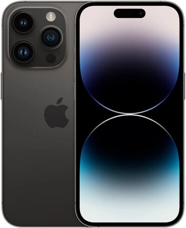 Apple iPhone: IPhone 14 Pro, Скидка 10%, Б/у, 256 ГБ, Black Titanium, Зарядное устройство, Защитное стекло, Чехол, 89 %