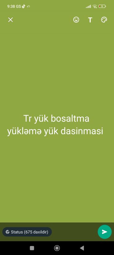 iş fəhlə: Tır yukləmə bosaltma xidməti