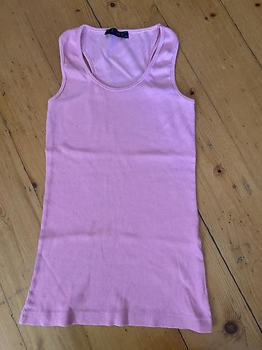 Şəxsi əşyalar: Qadınlar üçün çəhrayı rəngli basic mayka - Model: klassik “tank top” — 1