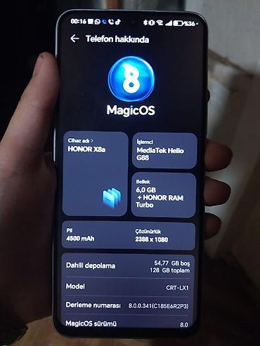 honor 2: Honor 8A 2020, rəng - Gümüşü, Sensor — 3