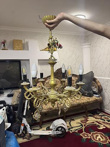 lyustralar: Çılçıraq, 5 lampa, Metal — 3