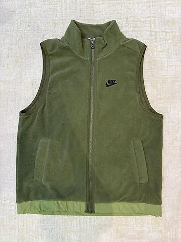 tech fleece: Jilet, Nike, S, rəng - Yaşıl — 1