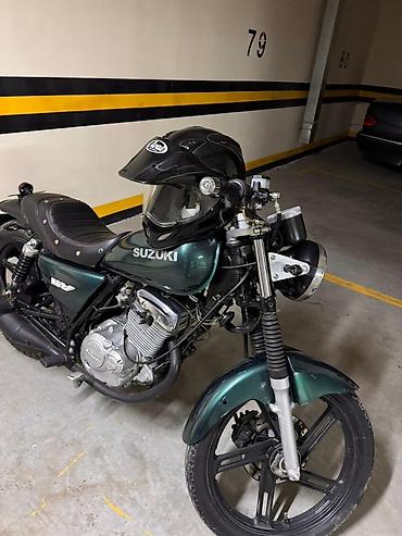 125: Классический мотоцикл Suzuki, 125 куб. см, Бензин, Взрослый, Б/у — 5