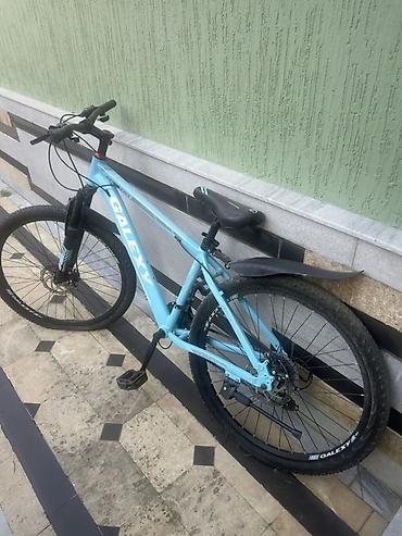 Горные велосипеды: Горный велосипед Galaxy (серия H/Hardtail), цвет голубой. - Рама — 3