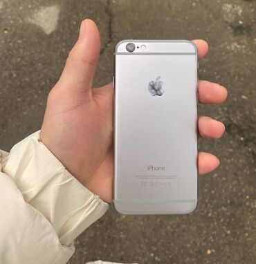 iphone x продам: IPhone 6, 64 ГБ, Matte Silver, Отпечаток пальца