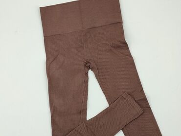 brązowa bluzki damskie: Leggings, Stradivarius, XS (EU 34), condition - Good