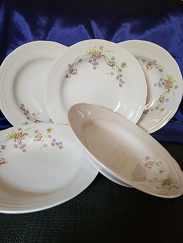 bicikle type 1: Tanjiri Boris Kidric porcelan Jugoslavija iz 70ih.godina. Tanjiri — 1