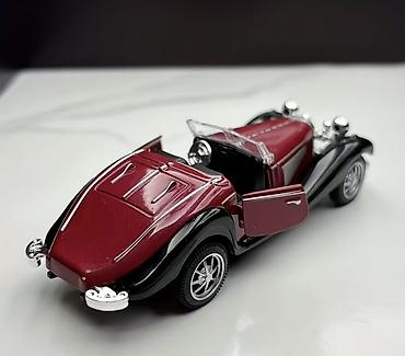 kabriolet: Kolleksiya üçün retro kabriolet model avtomobil - Uzunluq: 11.5 sm — 5