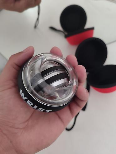 Спорт и отдых: Гиро-тренажер для кисти WRIST POWER BALL + чехлы б/у бишкек - Ручной — 2