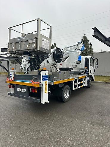 Isusi səbət 30 m çəkisi 7500 kq dizel motor 2.5l 132 a.g lapalar və