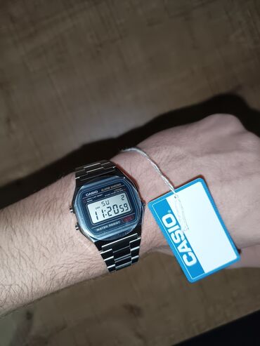 elektron saat qiymetleri: Yeni, Qol saatı, Casio, rəng - Gümüşü