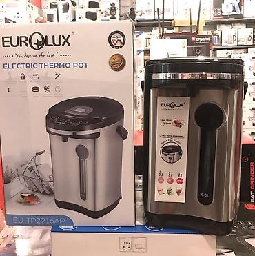 eurolux samovar: Termopot Eurolux, 6 l, Yeni, Rayonlara çatdırılma, Ünvandan götürmə, Ödənişli çatdırılma — 1