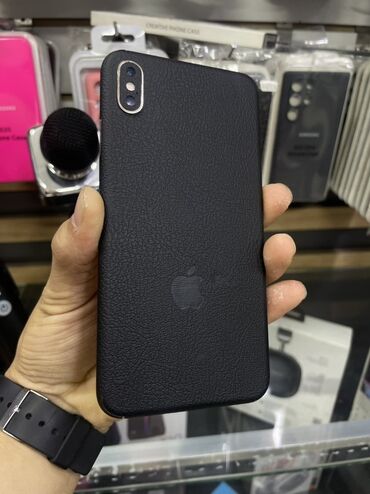 телефон айфон хs: IPhone Xs Max, Б/у, 64 ГБ, Черный, 86 %