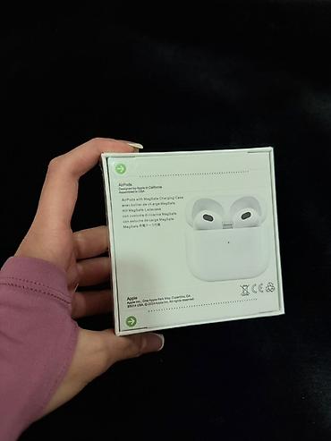 maca cayı: Apple AirPods (MagSafe şarj qutusu ilə) Məhsulun xüsusiyyətləri: - — 4