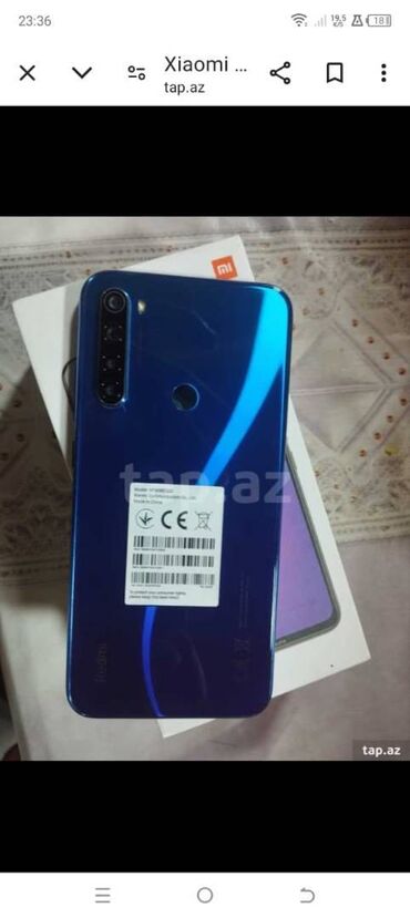 xiaomi mi 9 irsad: Xiaomi Redmi Note 8, 64 GB, rəng - Bənövşəyi